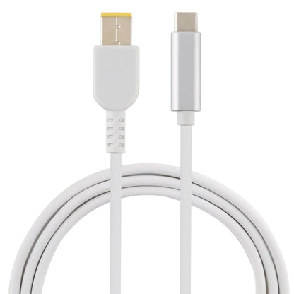 USB-C / Type-C ถึง Big Square ชายแล็ปท็อปชาร์จไฟสำหรับ Lenovo, ความยาวสายเคเบิล: ประมาณ 1.5 ม