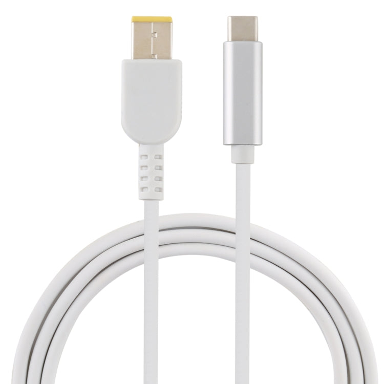 USB-C / Type-C ถึง Big Square ชายแล็ปท็อปชาร์จไฟสำหรับ Lenovo, ความยาวสายเคเบิล: ประมาณ 1.5 ม