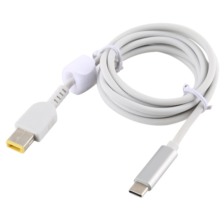 USB-C / Type-C ถึง Big Square ชายแล็ปท็อปชาร์จไฟสำหรับ Lenovo, ความยาวสายเคเบิล: ประมาณ 1.5 ม