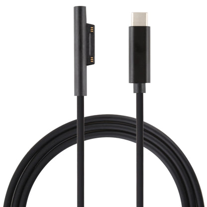 USB-C / Type-C ถึง 6 Pin Magnetic Male แล็ปท็อปสายชาร์จสำหรับ Microsoft Surface Pro 7/6/5 ความยาวสายเคเบิล: ประมาณ 1.5 ม., for Microsoft Surface Pro 7 / 6 / 5