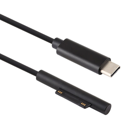 USB-C / Type-C ถึง 6 Pin Magnetic Male แล็ปท็อปสายชาร์จสำหรับ Microsoft Surface Pro 7/6/5 ความยาวสายเคเบิล: ประมาณ 1.5 ม., for Microsoft Surface Pro 7 / 6 / 5