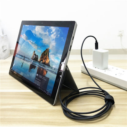 USB-C / Type-C ถึง 6 Pin Magnetic Male แล็ปท็อปสายชาร์จสำหรับ Microsoft Surface Pro 7/6/5 ความยาวสายเคเบิล: ประมาณ 1.5 ม., for Microsoft Surface Pro 7 / 6 / 5