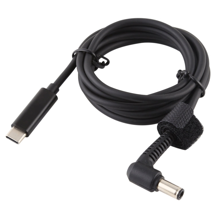 USB-C / Type-C ถึง 6.0 x 0.6 มม. สายชาร์จแล็ปท็อปสำหรับ Asus ความยาวสายเคเบิล: ประมาณ 1.5 ม.