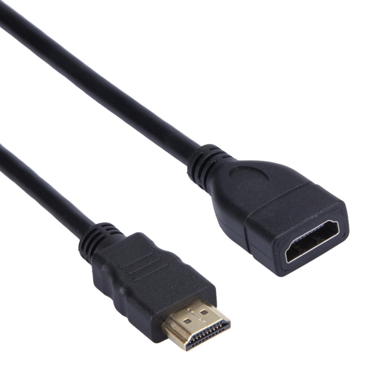 สายอะแดปเตอร์ HDMI 19 Pin Male to HDMI 19 Pin Female ความเร็วสูง 30 ซม, Length: 30cm
