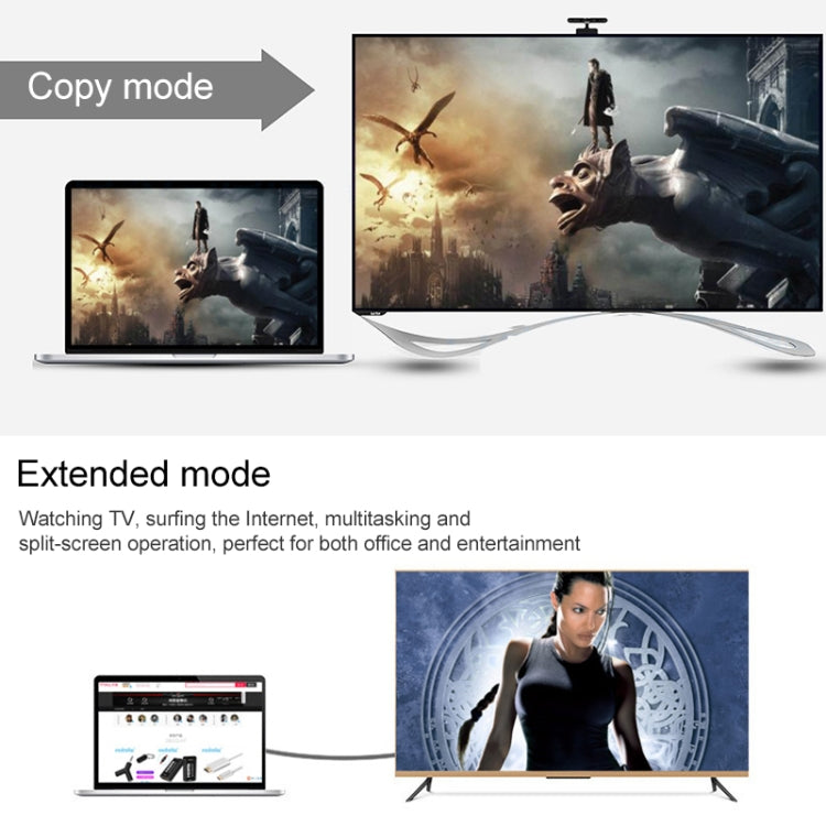 สายอะแดปเตอร์ HDMI 19 Pin Male to HDMI 19 Pin Female ความเร็วสูง 30 ซม, Length: 30cm