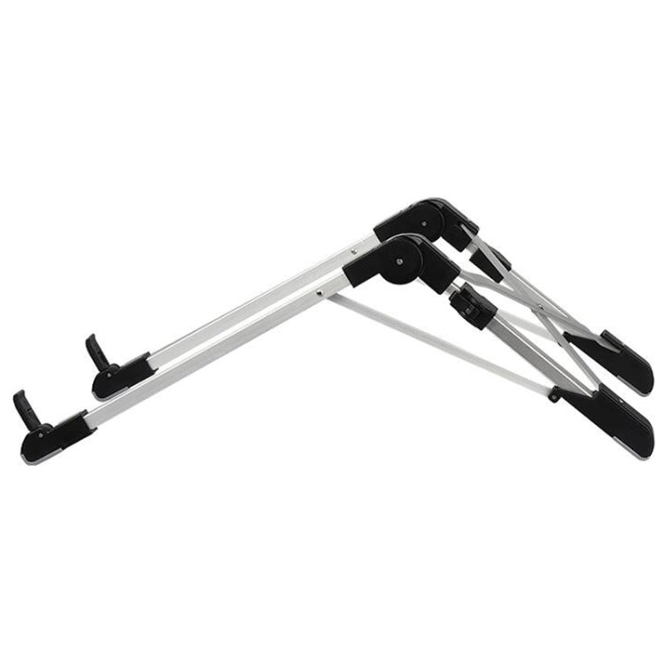 อลูมิเนียมอัลลอยด์แล็ปท็อปส่วนสูง Extender ที่วางขาตั้งพับคอมพิวเตอร์พกพาแบบพกพาวงเล็บกระจายความร้อนขนาด: 24.5x3.3x2.8 ซม.