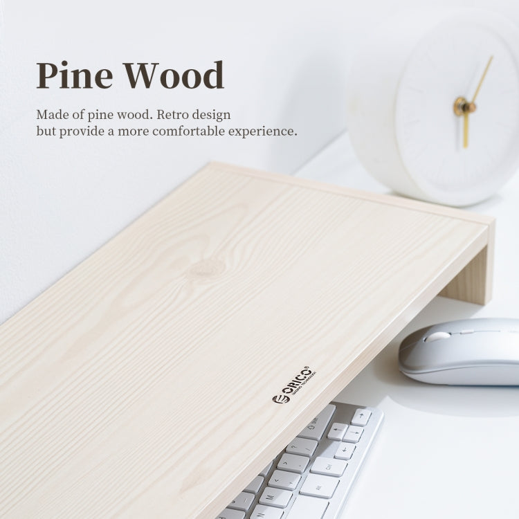 ORICO MSR-01-WD-BP ที่ยึดจอคอมพิวเตอร์ลายไม้ขนาด: 50 x 20 x 6.1 ซม., Size: 50 x 20 x 6.1cm