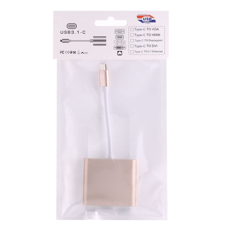 USB-C / Type-C 3.1 ชายกับ USB-C / Type-C 3.1 อะแดปเตอร์หญิงและ HDMI หญิงและ USB 3.0, Type-C+USB+HDMI (J), Type-C+USB+HDMI (G), Type-C+USB+HDMI (B), Type-C+USB+HDMI (S)