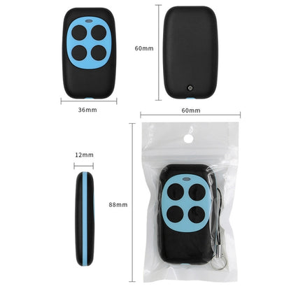 สีสันสี่คีย์การคัดลอกระยะไกลประตูโรงรถประตูรีโมทคอนโทรลไร้สาย 433MHZ Copy Key Cloning Duplicator
