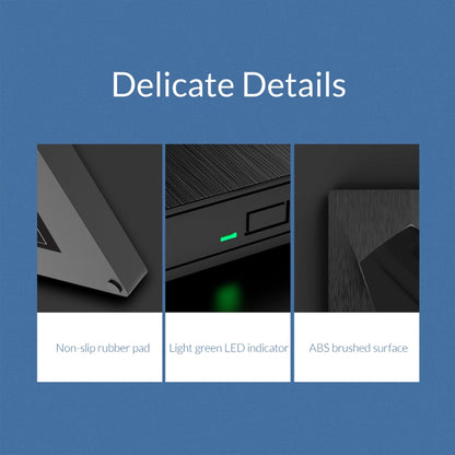 ORICO DVD-XD007 แบบพกพา USB 3.0 อินเทอร์เฟซภายนอก CD DVD ออปติคอลไดรฟ์ CD/DVD-RW Recorder