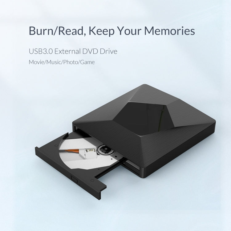 ORICO DVD-XD007 แบบพกพา USB 3.0 อินเทอร์เฟซภายนอก CD DVD ออปติคอลไดรฟ์ CD/DVD-RW Recorder