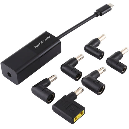 อะแดปเตอร์แปลงไฟแล็ปท็อป ตัวแปลง USB-C / Type-C 65W เป็นอะแดปเตอร์แปลงไฟ 6 in 1