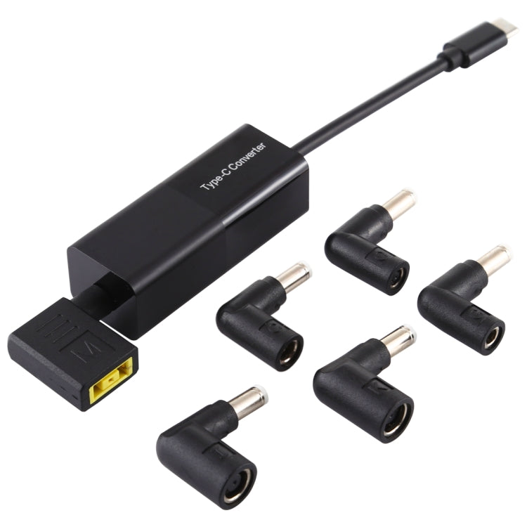 อะแดปเตอร์แปลงไฟแล็ปท็อป ตัวแปลง USB-C / Type-C 65W เป็นอะแดปเตอร์แปลงไฟ 6 in 1