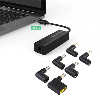 อะแดปเตอร์แปลงไฟแล็ปท็อป ตัวแปลง USB-C / Type-C 65W เป็นอะแดปเตอร์แปลงไฟ 6 in 1