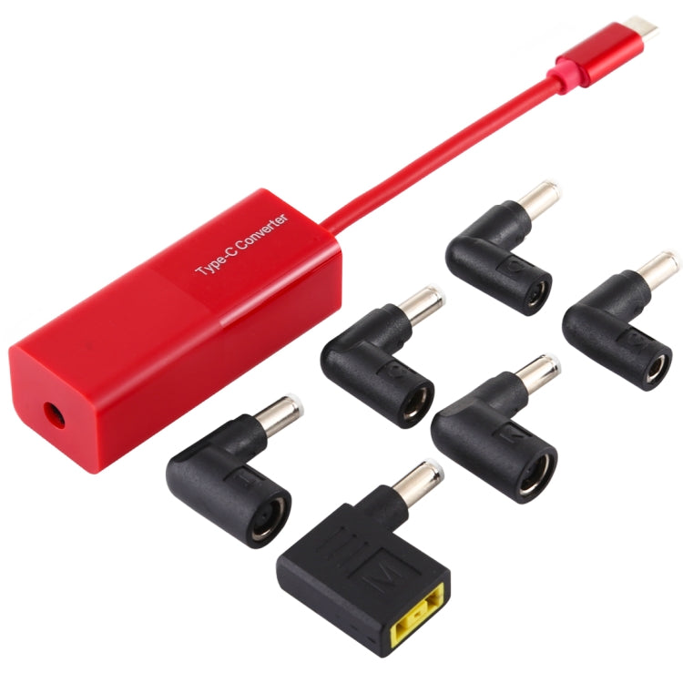 อะแดปเตอร์แปลงไฟแล็ปท็อป ตัวแปลง USB-C / Type-C 65W เป็นอะแดปเตอร์แปลงไฟ 6 in 1