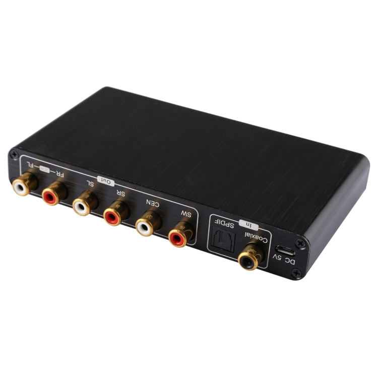 ตัวแปลงถอดรหัสเสียงดิจิตอล 2CH พร้อม Optical Toslink SPDIF Coaxial สำหรับโฮมเธียเตอร์ / PS4 / PS3 / XBOX360, รองรับการควบคุมระดับเสียง, AC-3, DTS