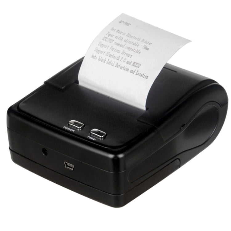 QS-5802 เครื่องพิมพ์ใบเสร็จ Bluetooth ขนาด 58 มม. แบบพกพา เมทริกซ์ 8 พิน, QS-5802
