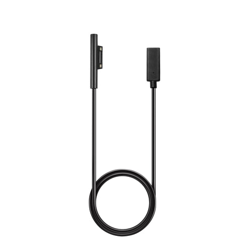 USBC / TypeC หญิงถึง 6 Pin แล็ปท็อปชาย PD สายชาร์จอย่างรวดเร็วสำหรับ Microsoft Surface Pro 7/6/5/4/3 ความยาวสายเคเบิล: 0.2 ม.