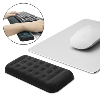 แผ่นรองเมาส์เมมโมรี่โฟมสำหรับคีย์บอร์ดแบบ Mechanical Keyboard ขนาด : มือเดียว (สีดำ), Size : Single Hand