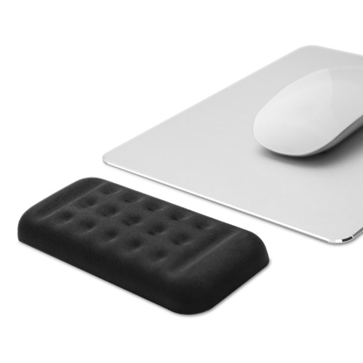 แผ่นรองเมาส์เมมโมรี่โฟมสำหรับคีย์บอร์ดแบบ Mechanical Keyboard ขนาด : มือเดียว (สีดำ), Size : Single Hand