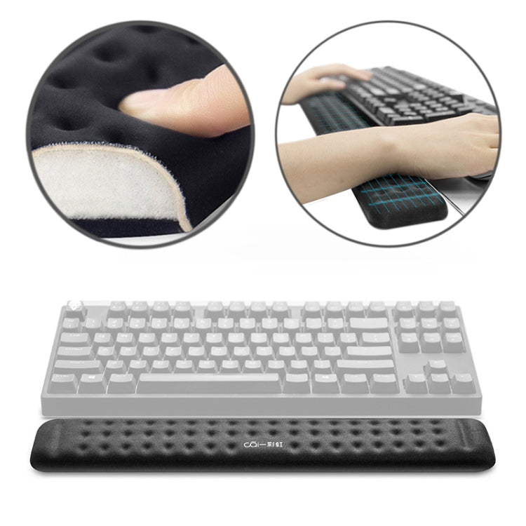 แผ่นรองเมาส์เมมโมรี่โฟมสำหรับคีย์บอร์ดแบบ Mechanical Keyboard ขนาด : M, Size : M