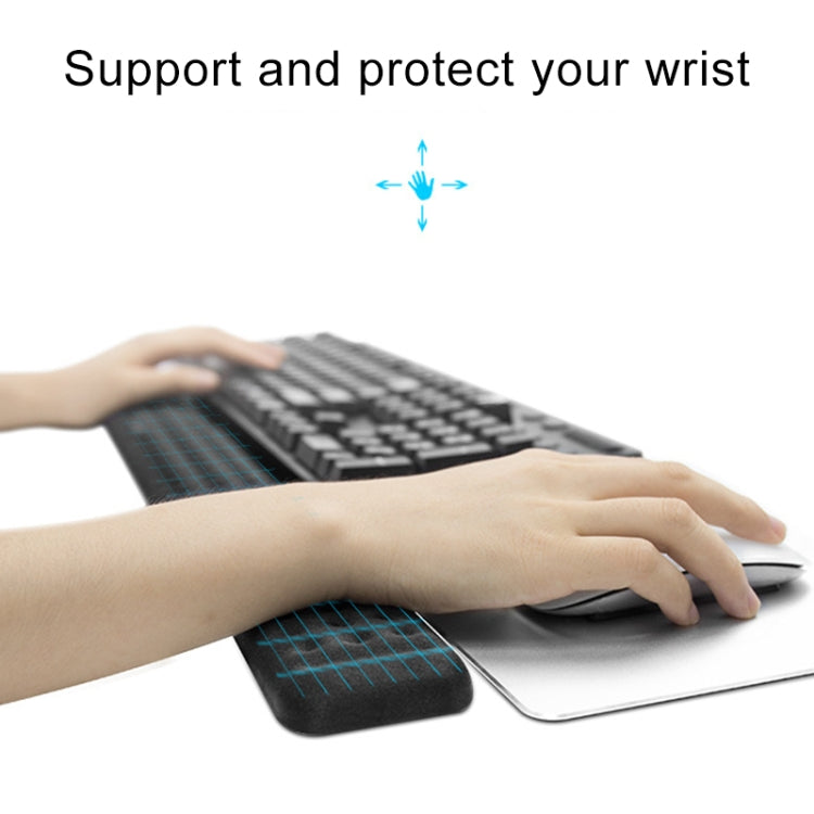 แผ่นรองเมาส์เมมโมรี่โฟมสำหรับคีย์บอร์ดแบบ Mechanical Keyboard ขนาด : M, Size : M