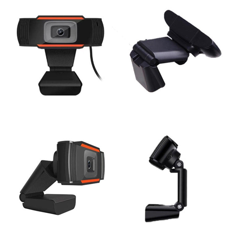 กล้องเว็บแคมแบบแมนนวลโฟกัส 720P USB พร้อมไมโครโฟน