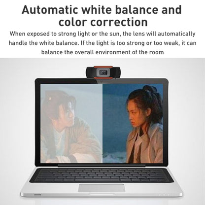 กล้องเว็บแคมแบบแมนนวลโฟกัส 720P USB พร้อมไมโครโฟน