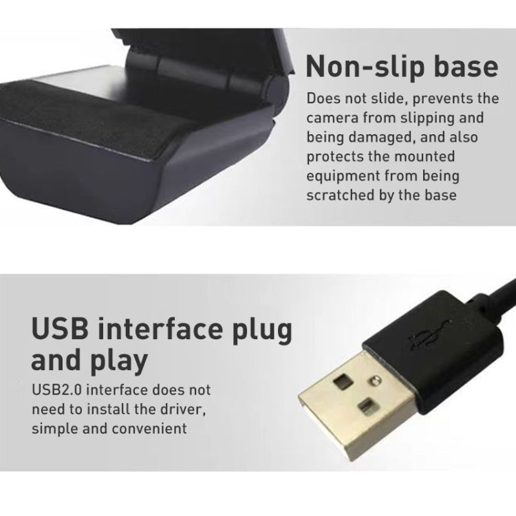 กล้องเว็บแคมแบบแมนนวลโฟกัส 720P USB พร้อมไมโครโฟน