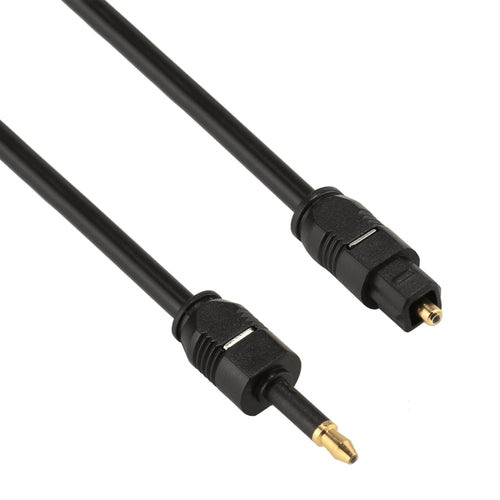 3 ม. OD4.0 มม. Toslink ชายถึง 3.5 มม. Mini Toslink ชายสายสัญญาณเสียงดิจิตอล, 3m