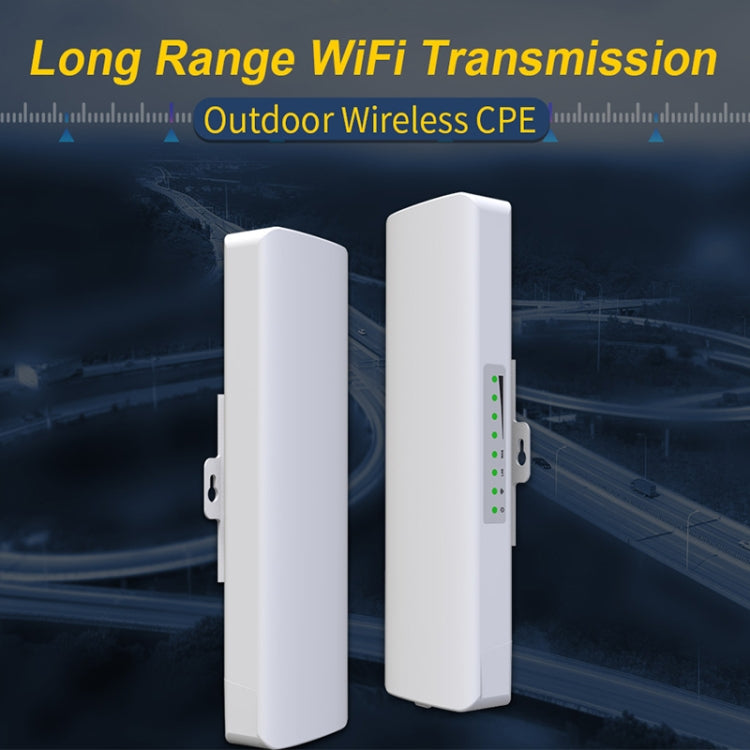 COMFAST CF-E312A Qualcomm AR9344 5.8GHz 300Mbps/s สะพานเครือข่ายไร้สาย ABS กลางแจ้งพร้อมอะแดปเตอร์ POE