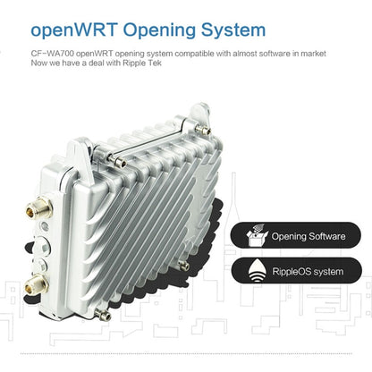 COMFAST CF-WA700 Qualcomm AR9341 300Mbps/s สะพานเครือข่ายไร้สายกลางแจ้งพร้อมเสาอากาศคู่ อะแดปเตอร์ POE 48V และโหมด AP / เราเตอร์ ฟังก์ชั่นการจำแนกประเภท อุปกรณ์ 85 ที่เชื่อมต่อแบบซิงโครนัส