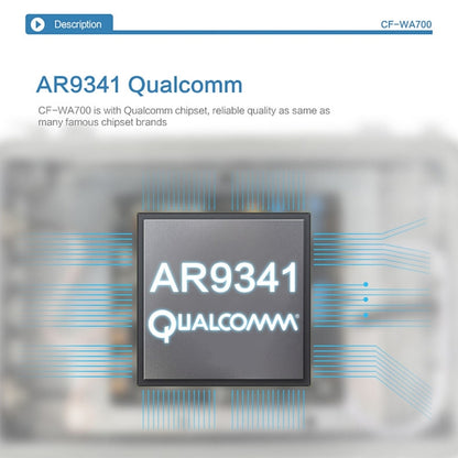 COMFAST CF-WA700 Qualcomm AR9341 300Mbps/s สะพานเครือข่ายไร้สายกลางแจ้งพร้อมเสาอากาศคู่ อะแดปเตอร์ POE 48V และโหมด AP / เราเตอร์ ฟังก์ชั่นการจำแนกประเภท อุปกรณ์ 85 ที่เชื่อมต่อแบบซิงโครนัส