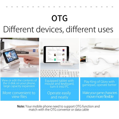 ORICO W5P-U2-100 USB 2.0 ฮับเดสก์ท็อปพร้อมสายไฟ Micro USB ขนาด 100 ซม., W5P-U2-100 Black