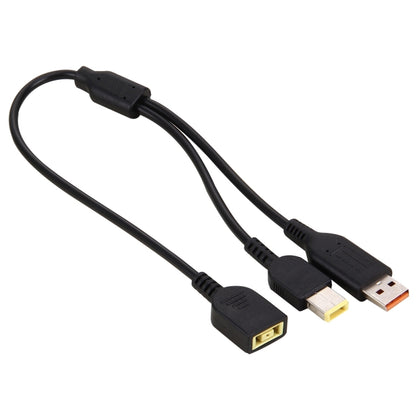 Big Square (รุ่นแรก) หญิงถึง Lenovo YOGA 3 และ Big Square (รุ่นแรก) สายอะแดปเตอร์อินเทอร์เฟซชายสำหรับโน้ตบุ๊กแล็ปท็อป Lenovo ความยาว: ประมาณ 30 ซม., X1 Carbon 2018/2017 & T570/T470/T470s