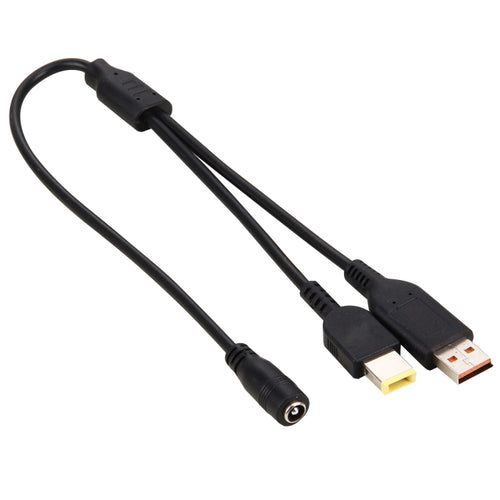 5.5x2.1 มม. หญิงถึง Lenovo YOGA 3 และ Big Square (รุ่นแรก) อินเทอร์เฟซชายสายอะแดปเตอร์สำหรับแล็ปท็อป Lenovo ความยาว: ประมาณ 30 ซม., X1 Yoga 2018/2017 & T570/T470/T470s