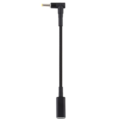 ข้องอ 4.0 x 1.7 มม. เป็นอะแดปเตอร์ USB-C / Type-C สายถักไนลอน