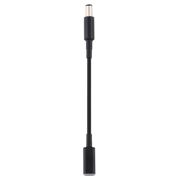 PD 100W 18.5-20V 7.4 x 0.6 มม. ถึง USB-C / Type-C อะแดปเตอร์สายถักไนลอนสำหรับ HP, 7.4 x 0.6mm