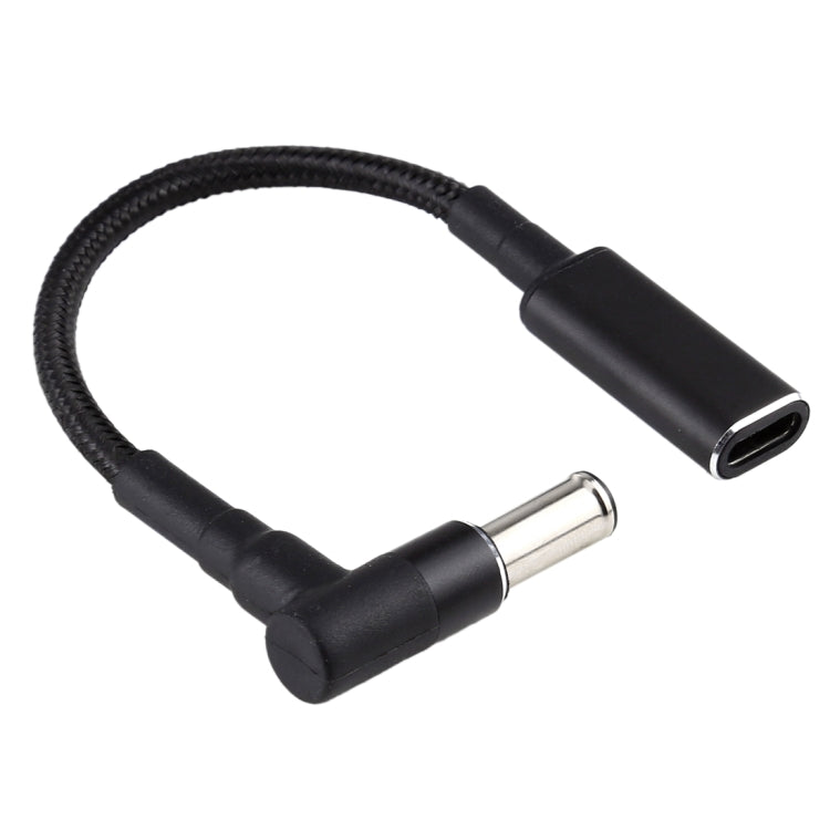 ข้องอ 6.0 x 1.4 มม. เป็นอะแดปเตอร์ USB-C / Type-C สายถักไนลอน