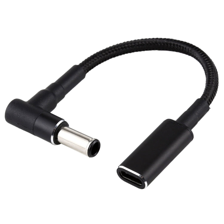 ข้องอ 6.0 x 1.4 มม. เป็นอะแดปเตอร์ USB-C / Type-C สายถักไนลอน