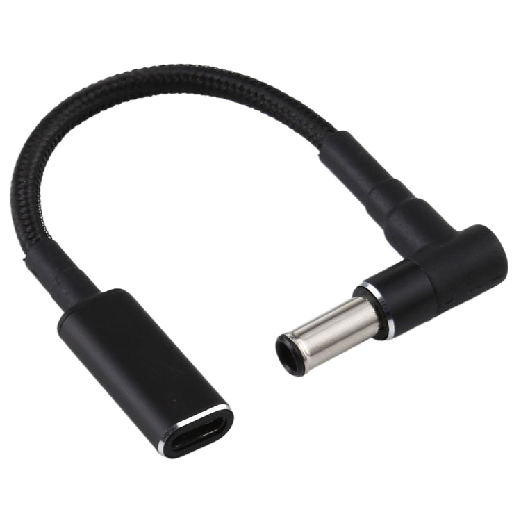 ข้องอ 6.0 x 1.4 มม. เป็นอะแดปเตอร์ USB-C / Type-C สายถักไนลอน