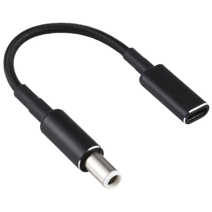 PD 100W 18.5-20V 7.4 x 0.6 มม. ถึง USB-C / Type-C อะแดปเตอร์สายถักไนลอนสำหรับ Dell, 7.4 x 0.6mm