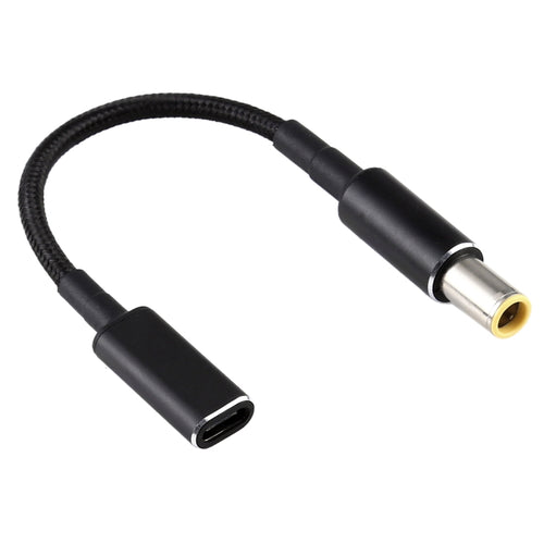 PD 100W 18.5-20V 7.9 x 0.9 มม. เป็นอะแดปเตอร์ USB-C / Type-C สายถักไนลอน