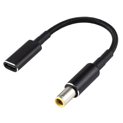 PD 100W 18.5-20V 7.9 x 0.9 มม. เป็นอะแดปเตอร์ USB-C / Type-C สายถักไนลอน
