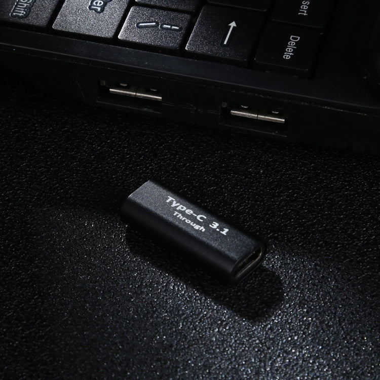 อะแดปเตอร์โลหะผสมอลูมิเนียมตัวเมีย Type-C / USB-C ถึง Type-C / USB-C, Type-C Female to Type-C Female