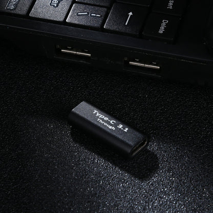 อะแดปเตอร์โลหะผสมอลูมิเนียมตัวเมีย Type-C / USB-C ถึง Type-C / USB-C, Type-C Female to Type-C Female