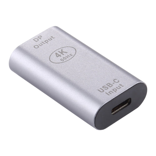 อะแดปเตอร์โลหะผสมอลูมิเนียมตัวเมีย Type-C / USB-C ถึง Big DP, Type-C Female to Big DP Female