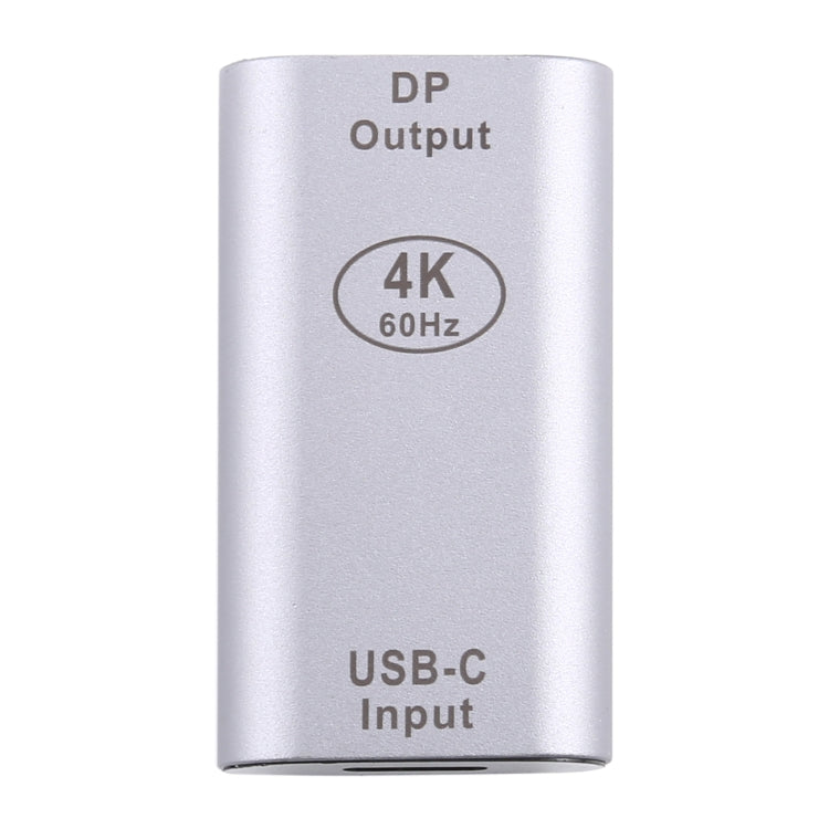 อะแดปเตอร์โลหะผสมอลูมิเนียมตัวเมีย Type-C / USB-C ถึง Big DP, Type-C Female to Big DP Female