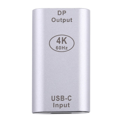 อะแดปเตอร์โลหะผสมอลูมิเนียมตัวเมีย Type-C / USB-C ถึง Big DP, Type-C Female to Big DP Female