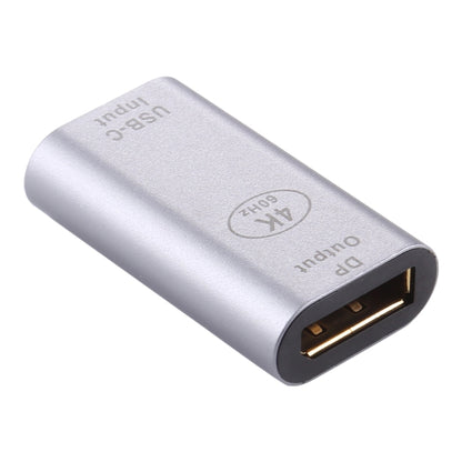 อะแดปเตอร์โลหะผสมอลูมิเนียมตัวเมีย Type-C / USB-C ถึง Big DP, Type-C Female to Big DP Female